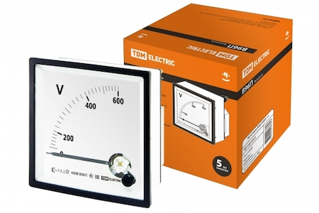 TDM ELECTRIC SQ1102-0121 Вольтметр В96П 600В-1,5 TDM